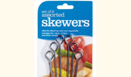 Steel BBQ Skewers - Assorted Sizes